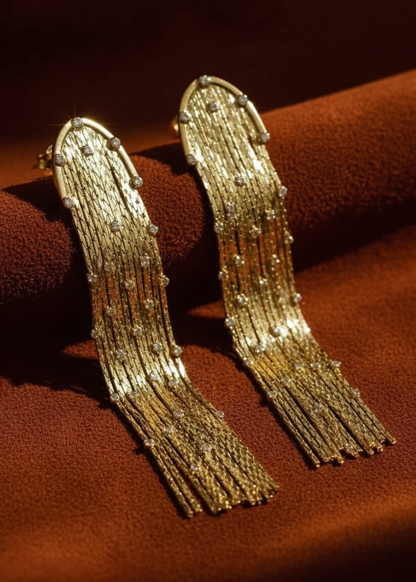 Celeste Drape Earrings