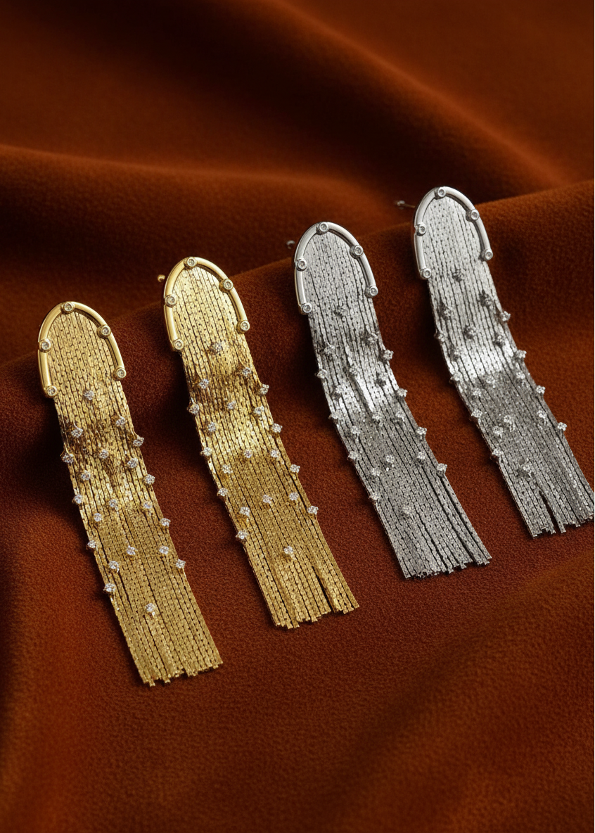 Celeste Drape Earrings