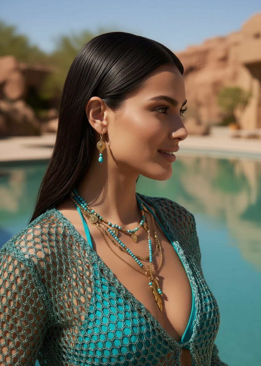 Turquoise Statement Layers