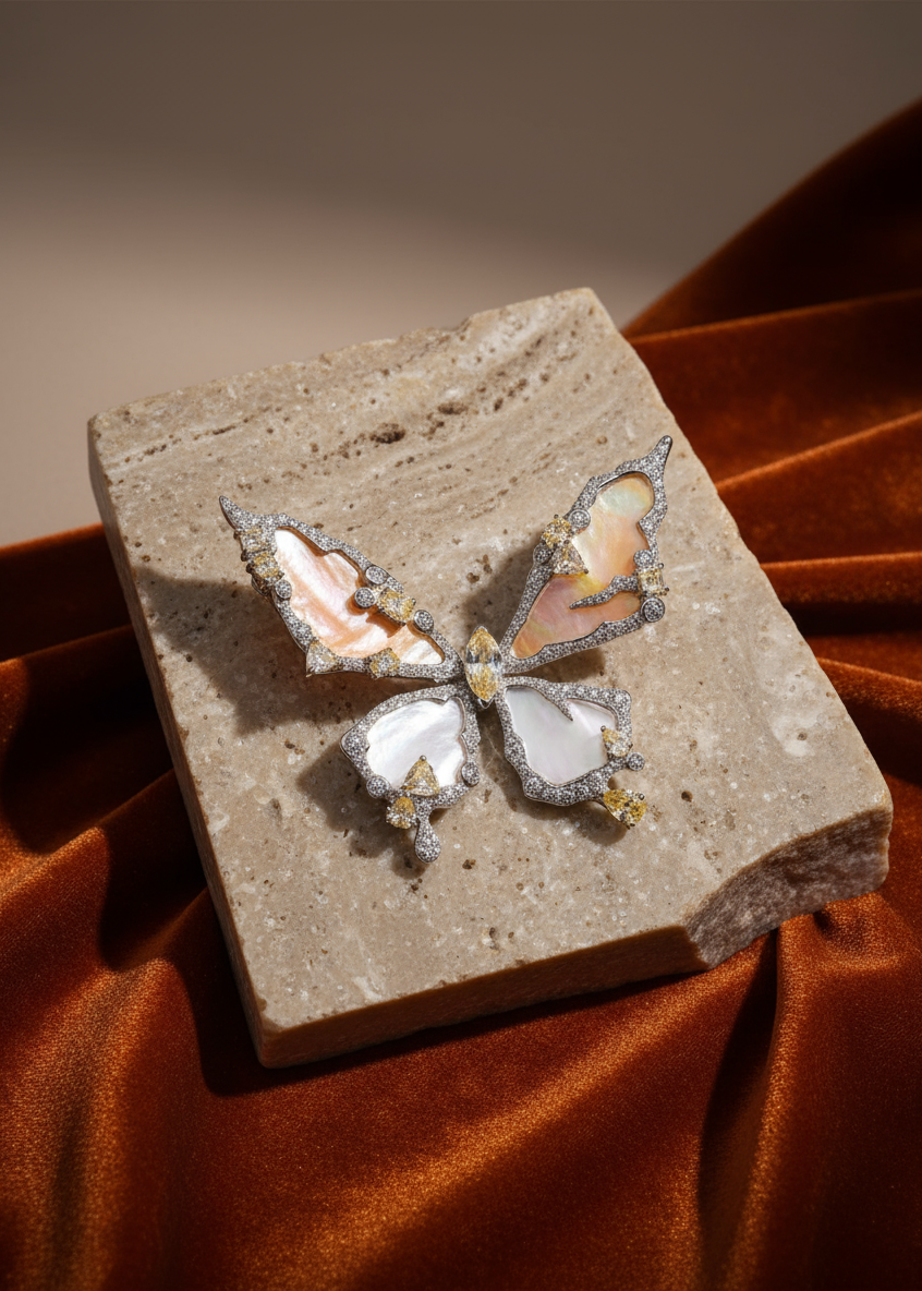 Butterfly Bloom Brooch