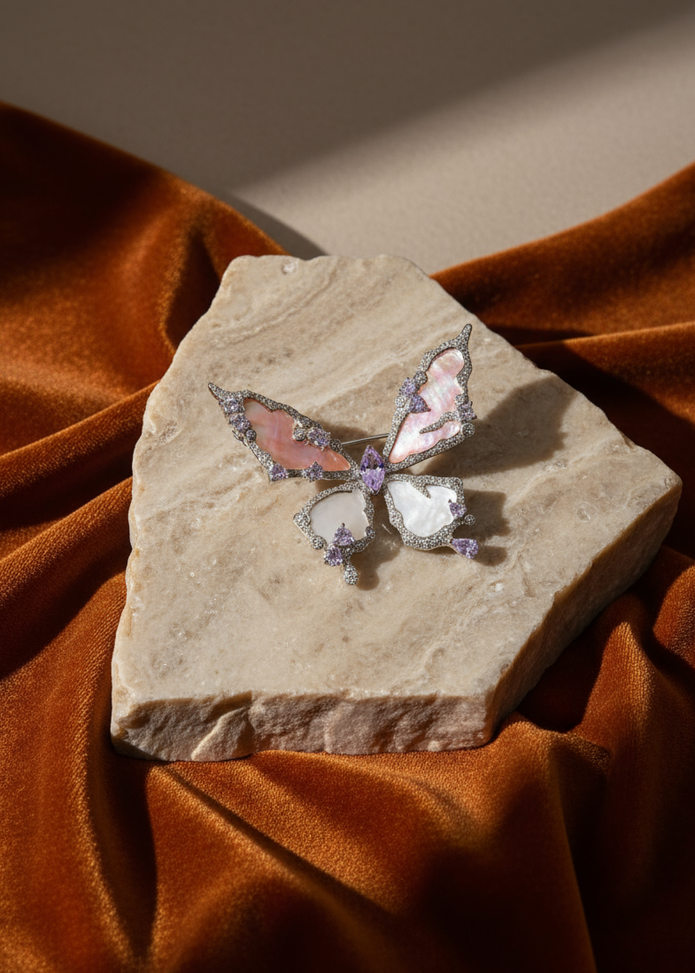 Butterfly Bloom Brooch