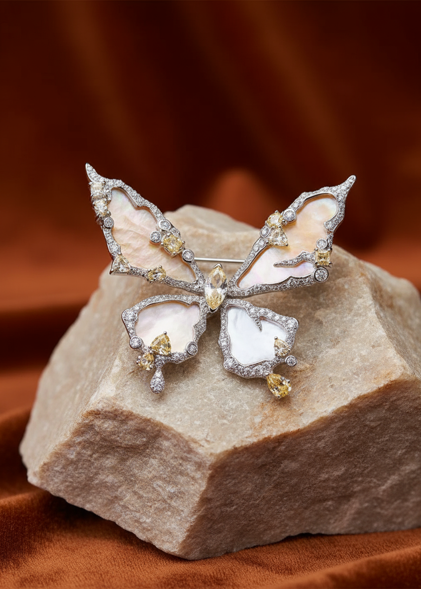 Butterfly Bloom Brooch