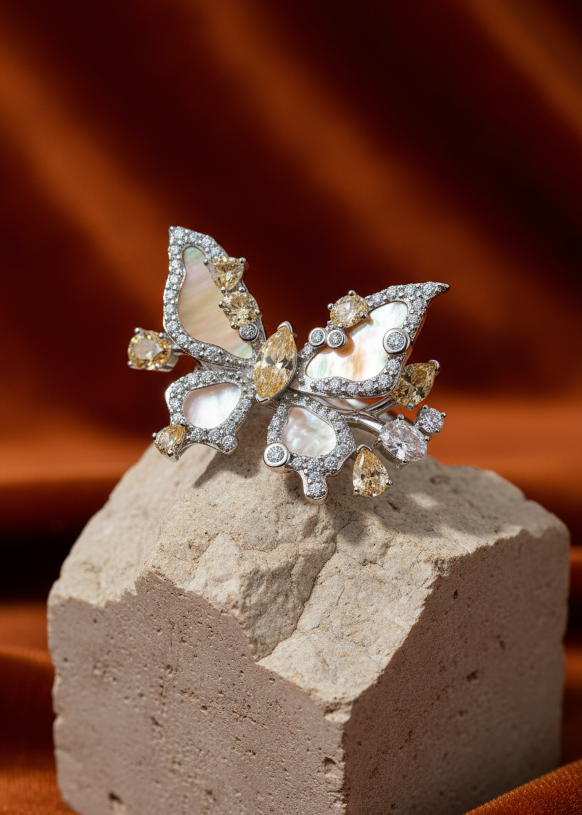 Butterfly Bloom Lily Ring