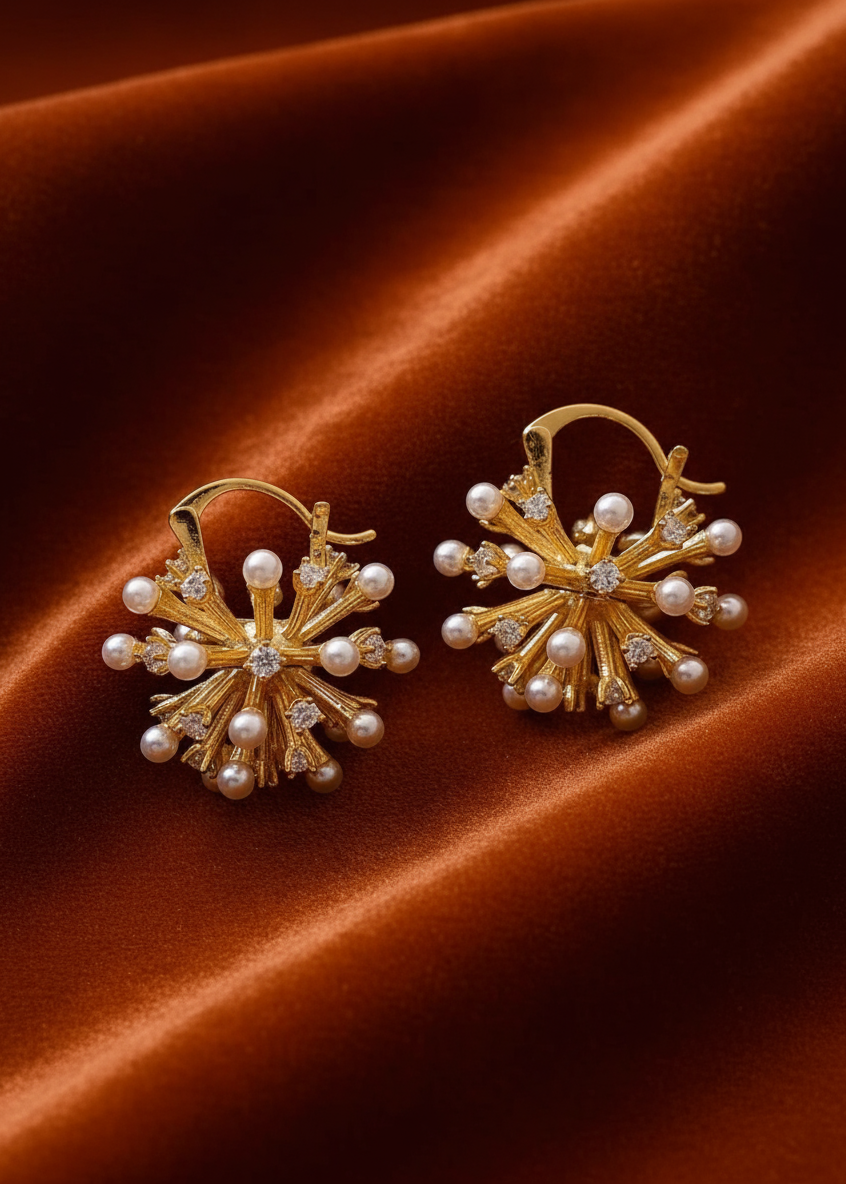 Celestial Bloom Hoops