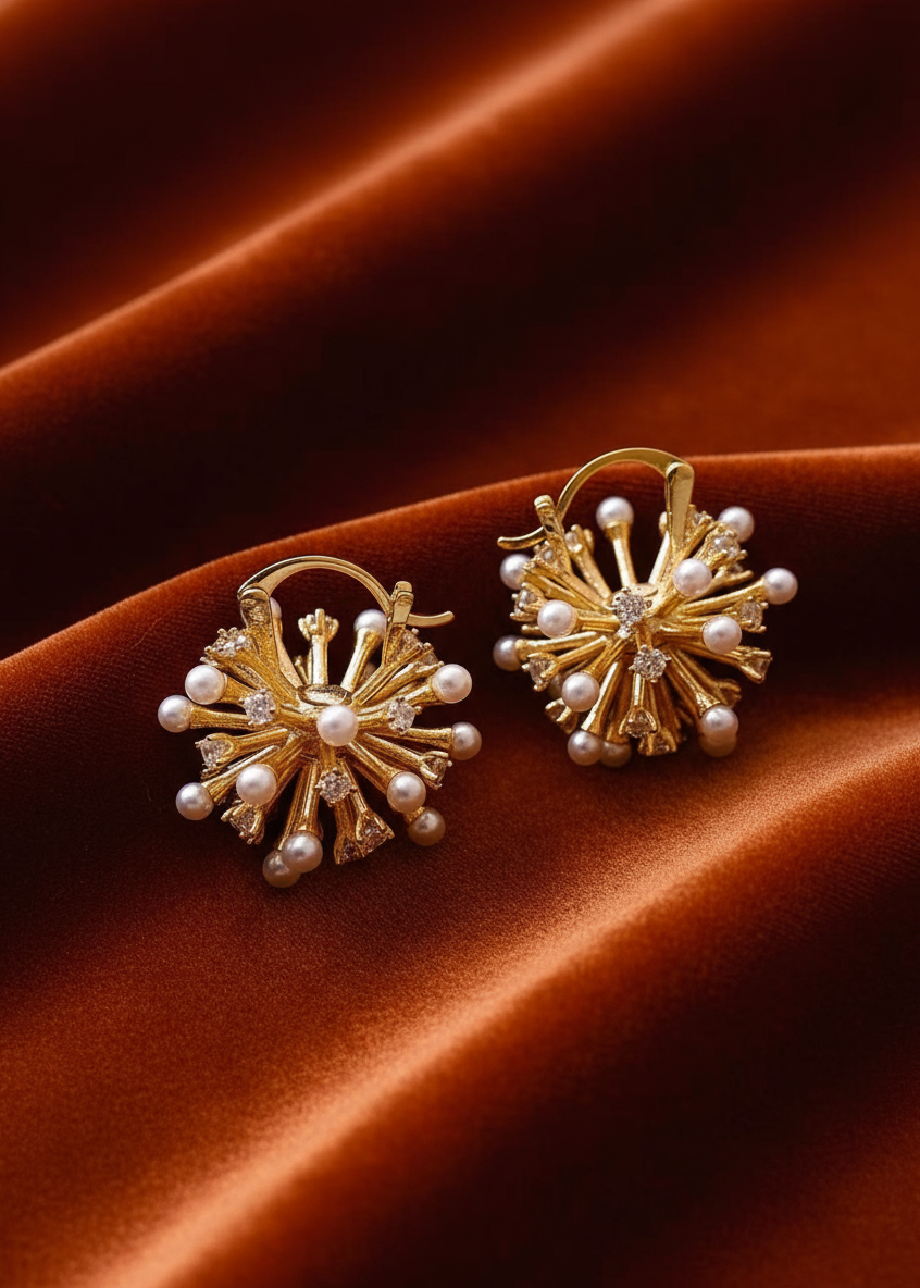 Celestial Bloom Hoops