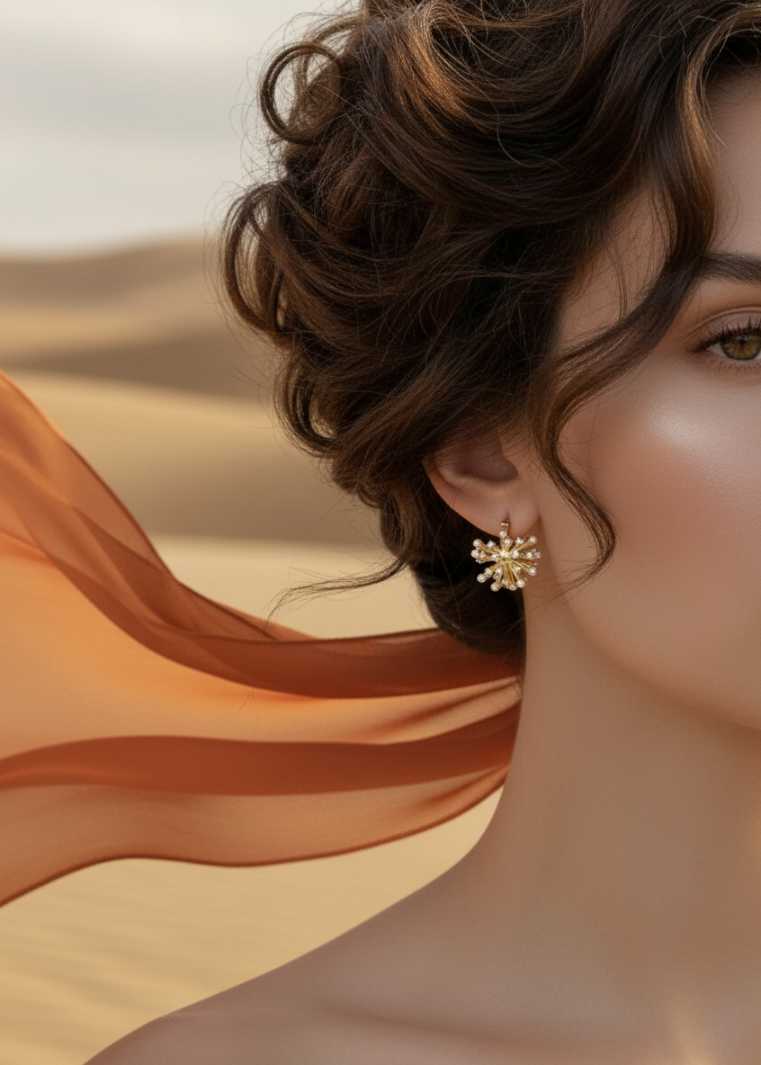 Celestial Bloom Hoops