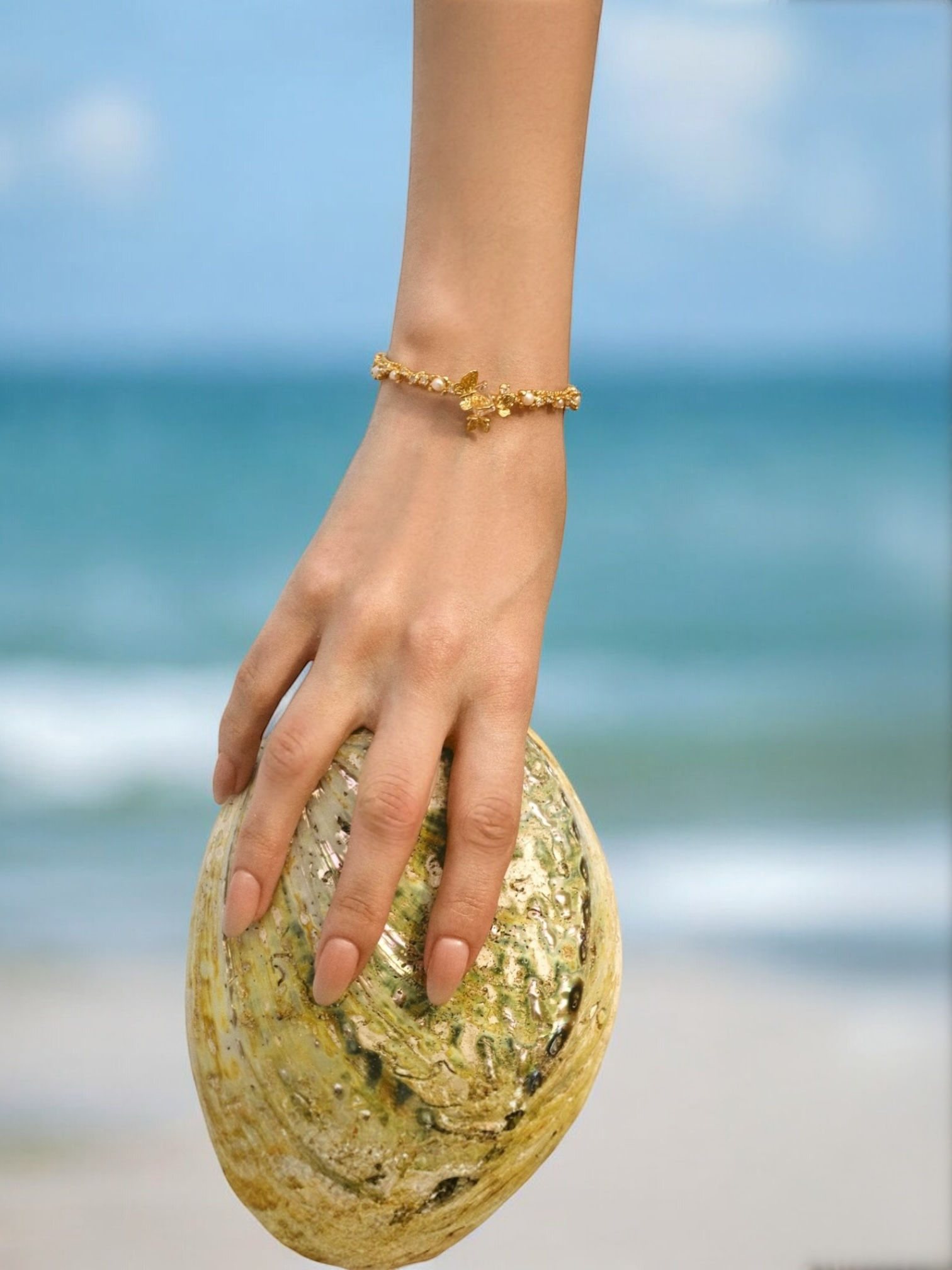 Butterfly Dusk Chain Cuff