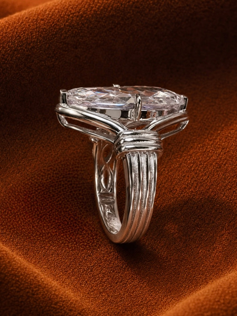 Marquise Trellis Cocktail Ring