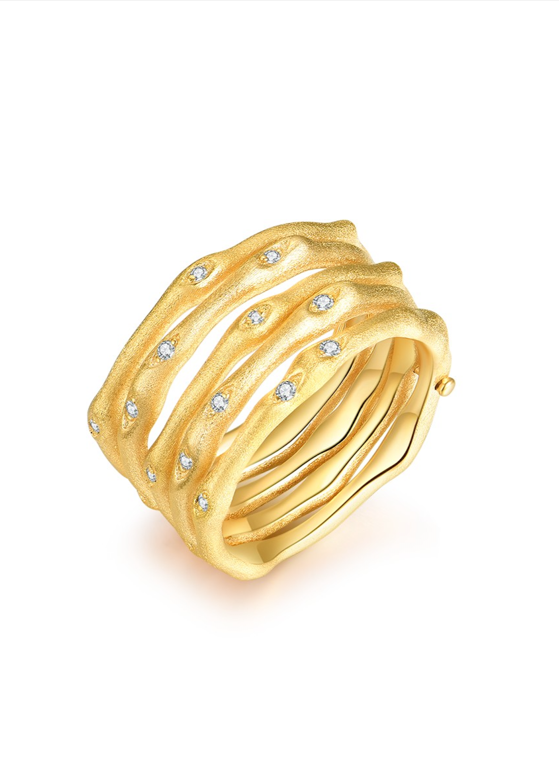 GOLDEN HOUR TIDE CREST RING