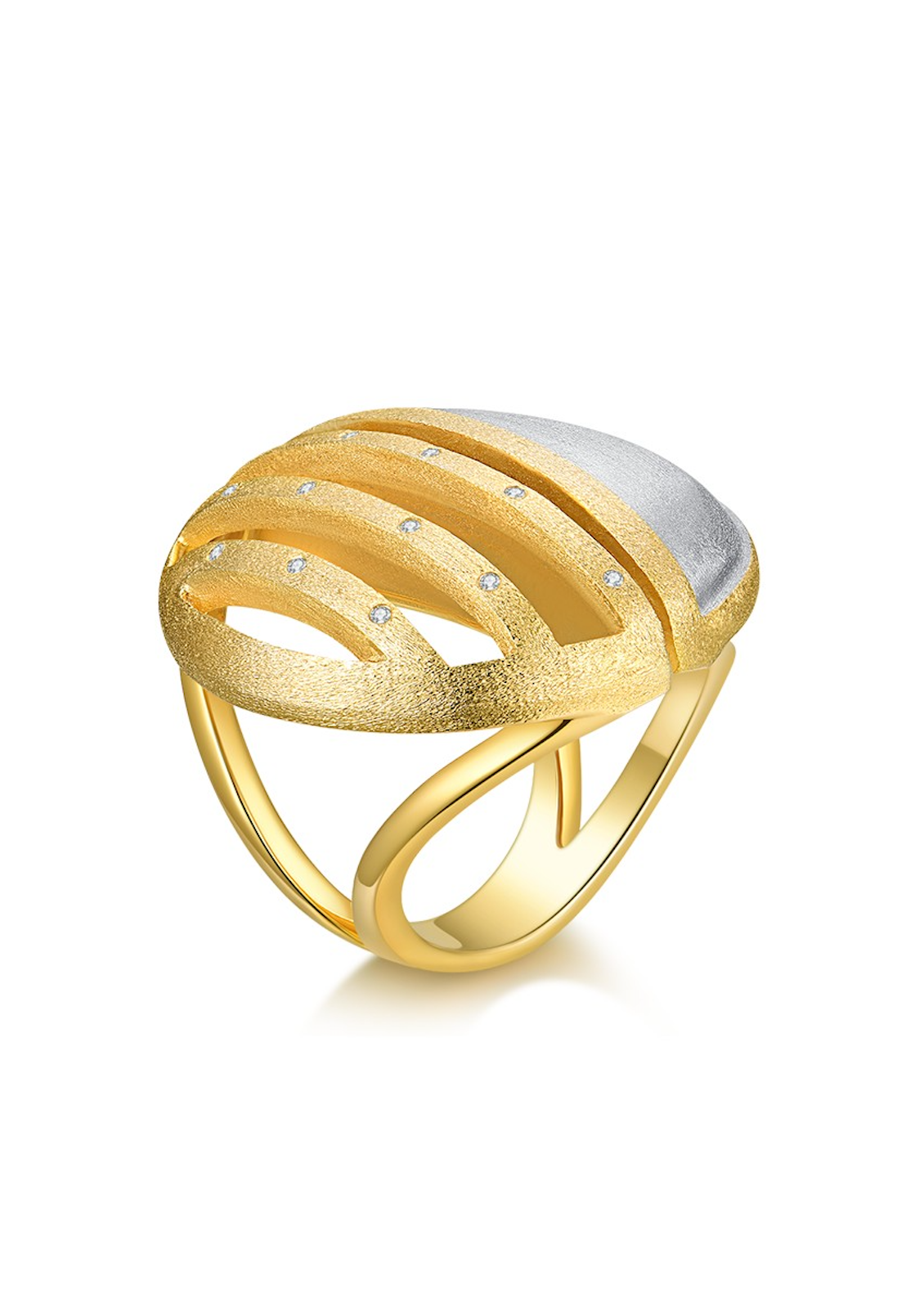 GOLDEN HOUR CELESTIAL ARC RING