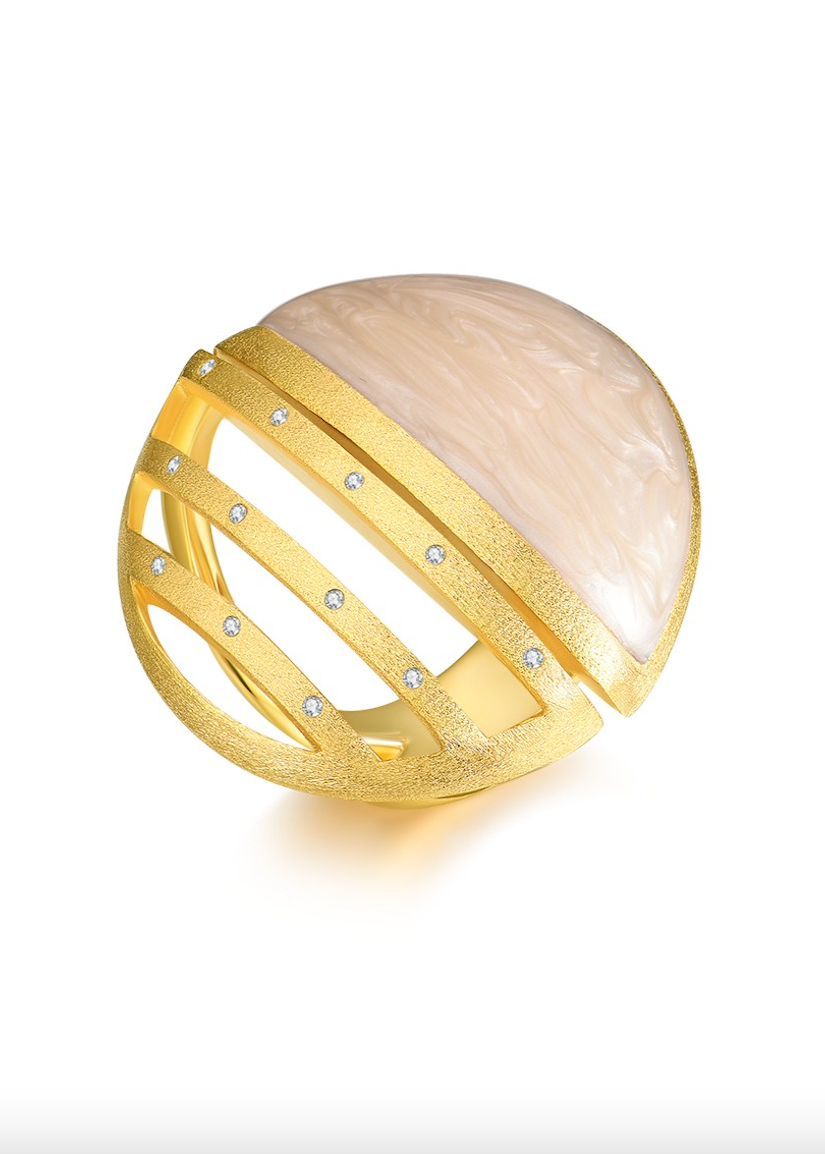 GOLDEN HOUR CELESTIAL ARC RING