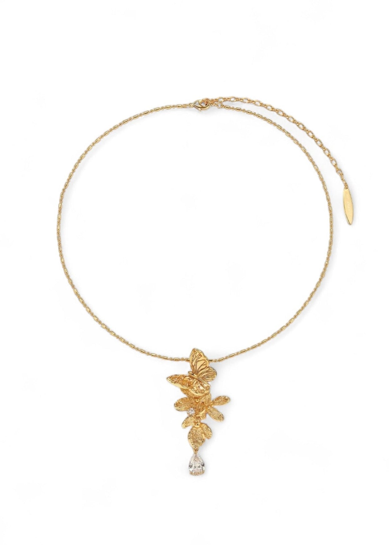 Butterfly Dusk Pendant Necklace
