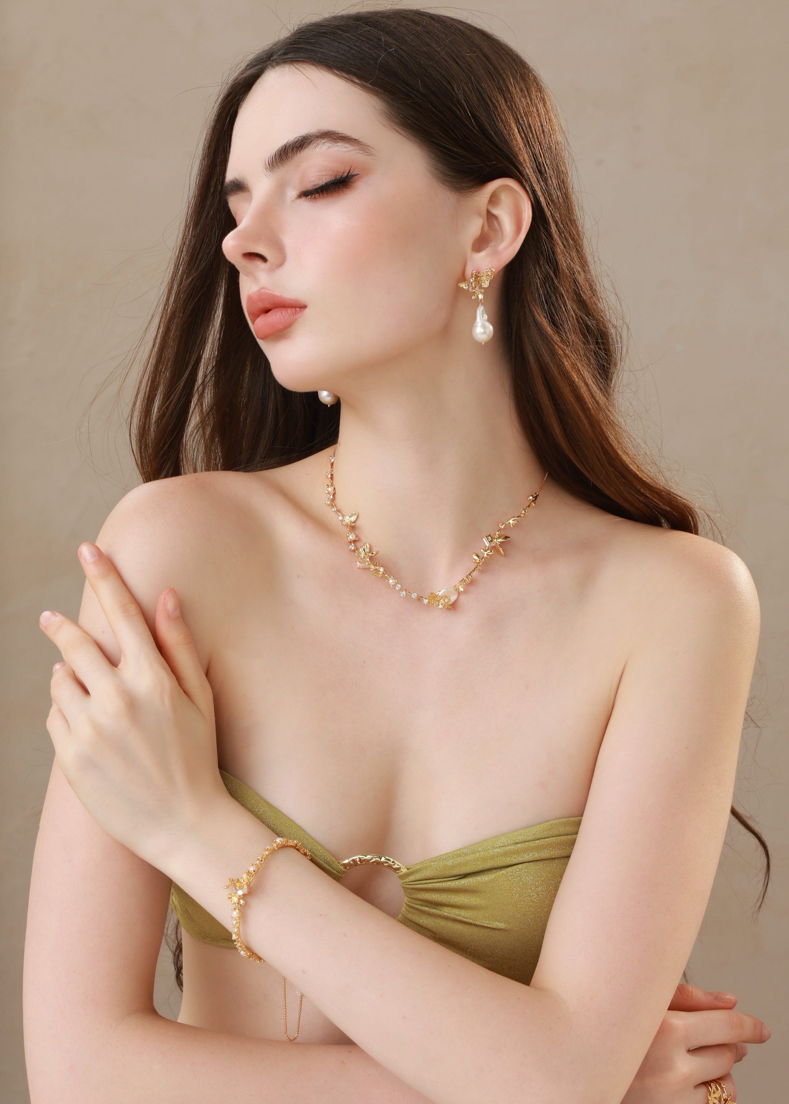 Butterfly Dusk Chain Cuff