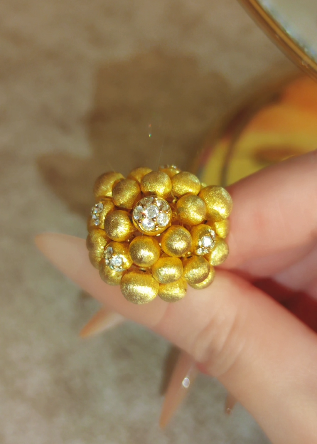 GOLDEN HOUR HALO DRIFT RING
