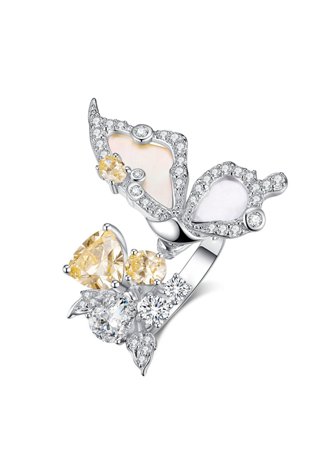 Butterfly Bloom Daisy Ring