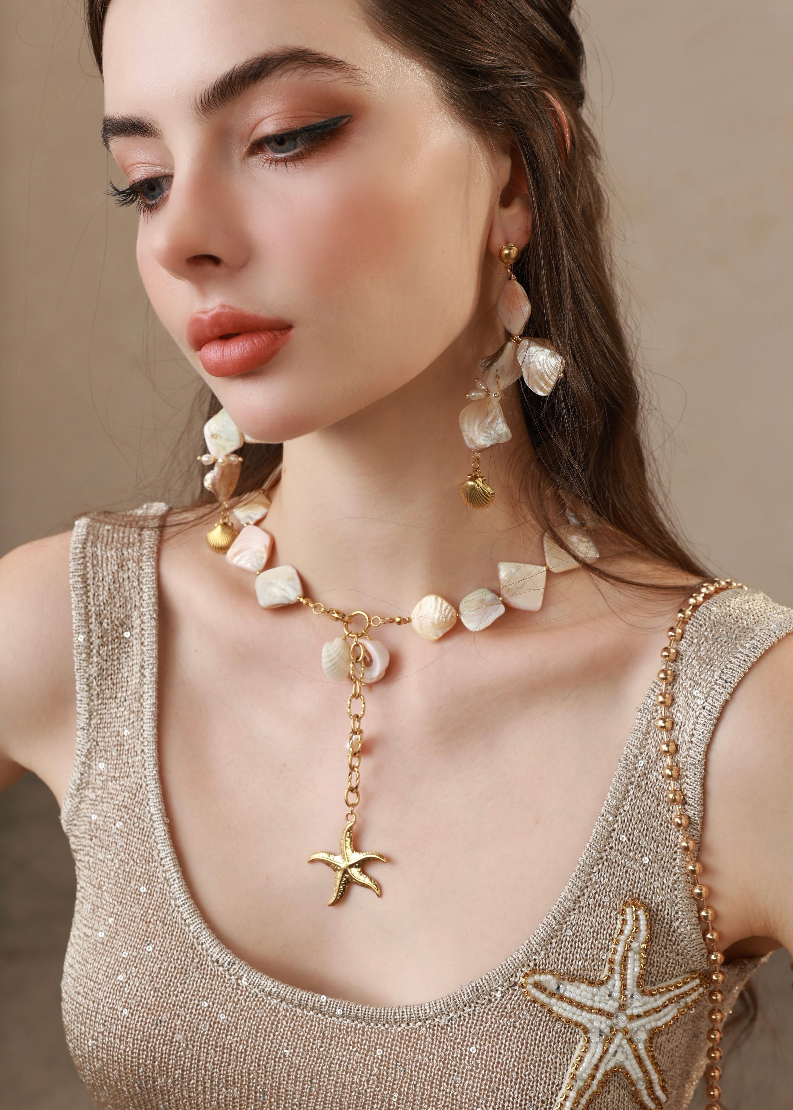 Shell Reverie Drop Earrings