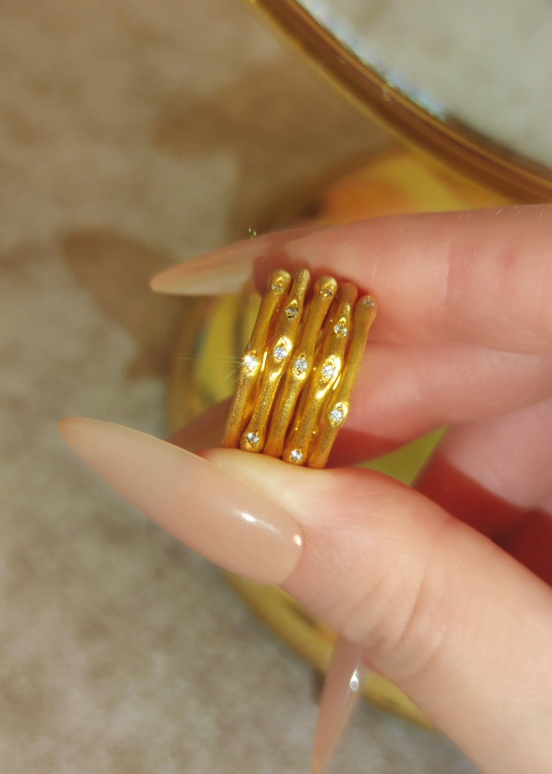 GOLDEN HOUR TIDE CREST RING