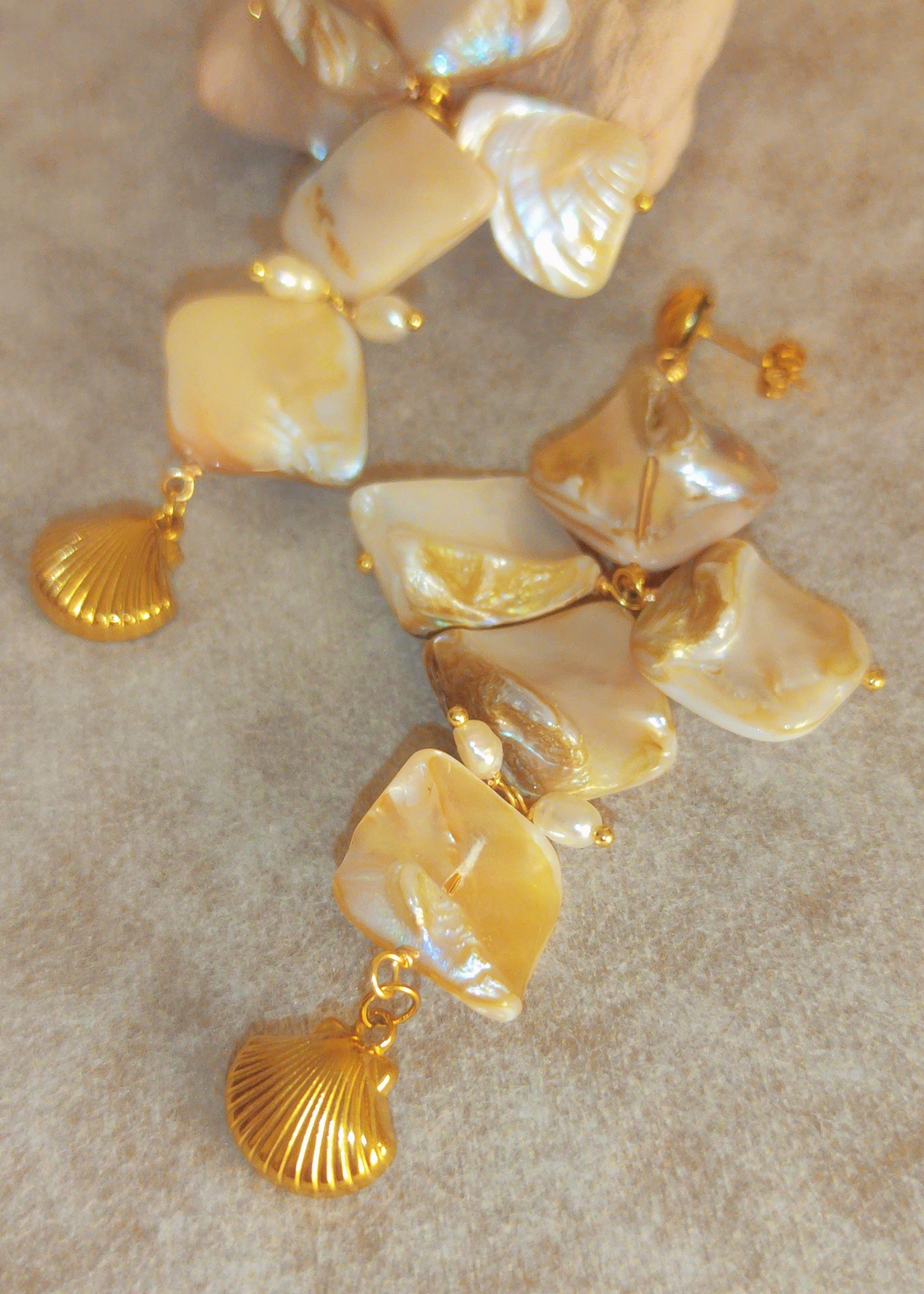 Shell Reverie Drop Earrings