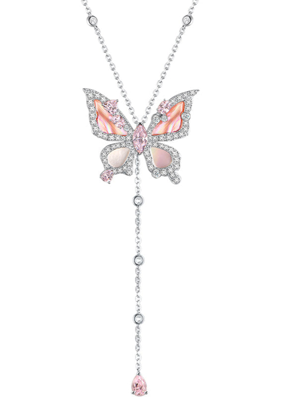 Butterfly Bloom Y Necklace