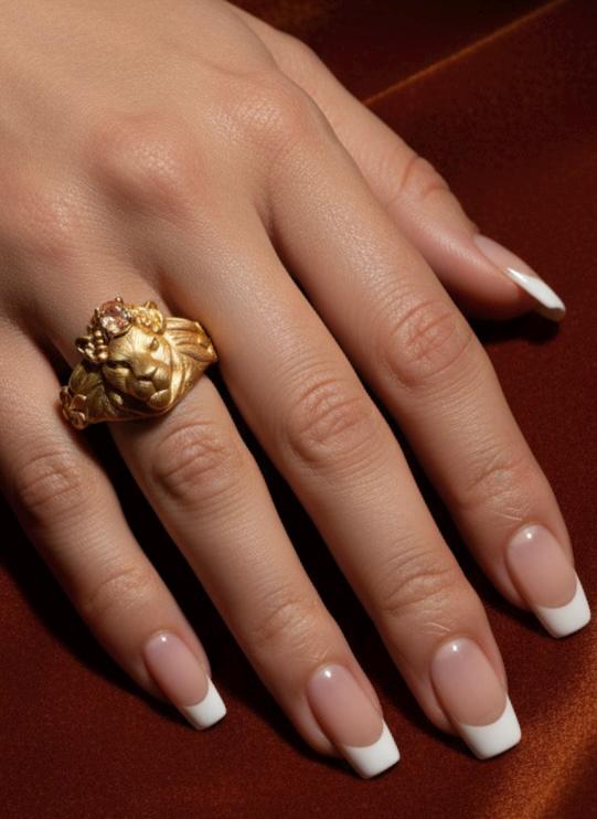 Gold Lion Head Ring | 18k Vermeil Signet | Regal Animal Jewelry | Symbolic Statement Band