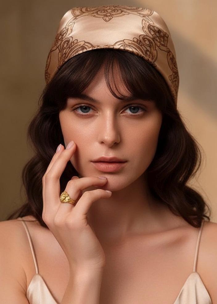 Gold Lion Head Ring | 18k Vermeil Signet | Regal Animal Jewelry | Symbolic Statement Band