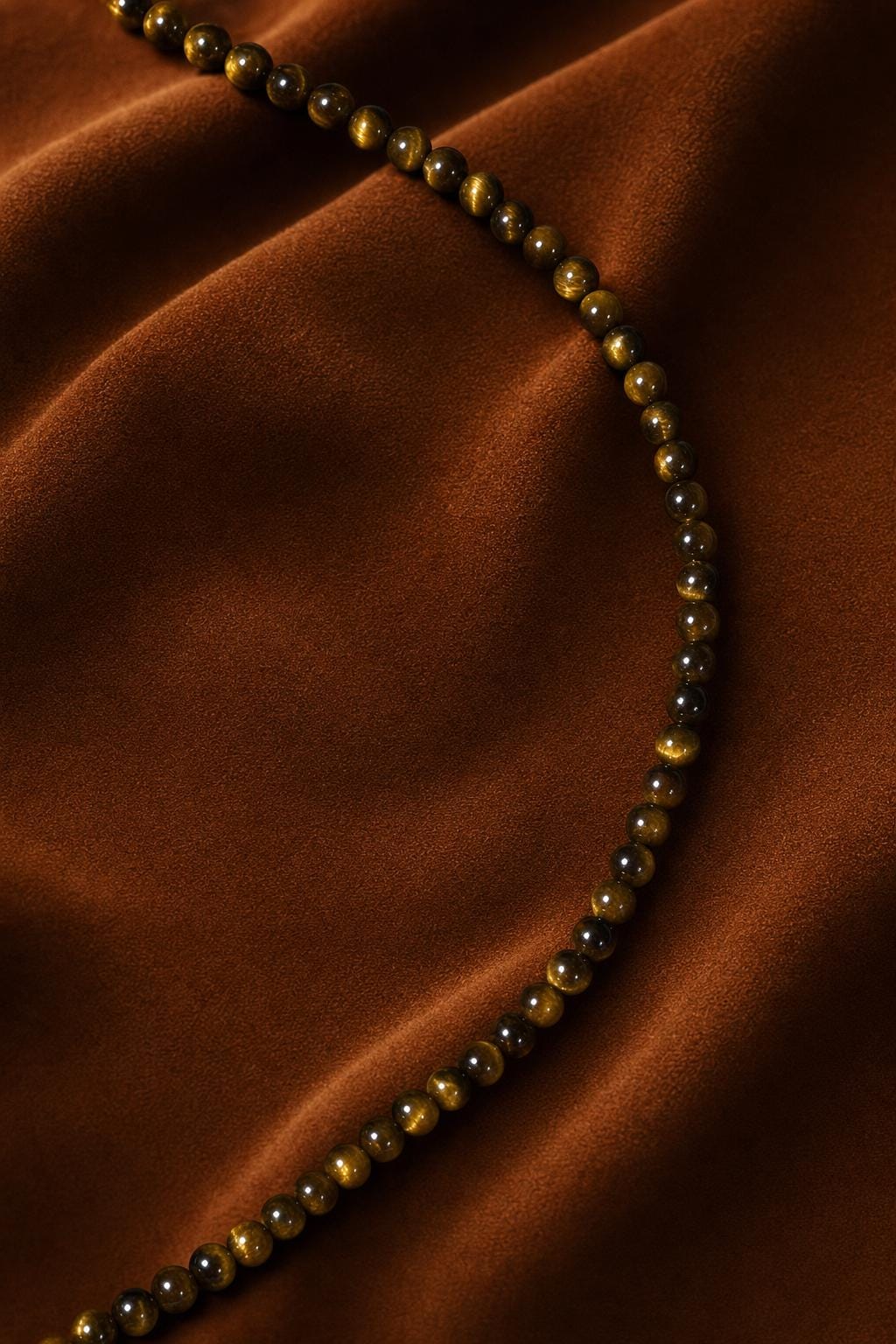 Tiger Eye Beaded Necklace