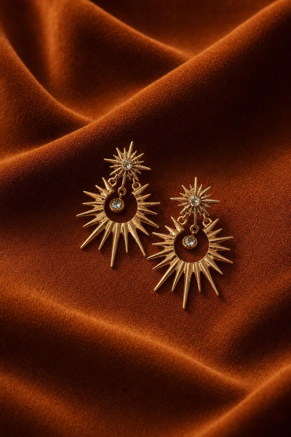 Sunburst Drop Earrings