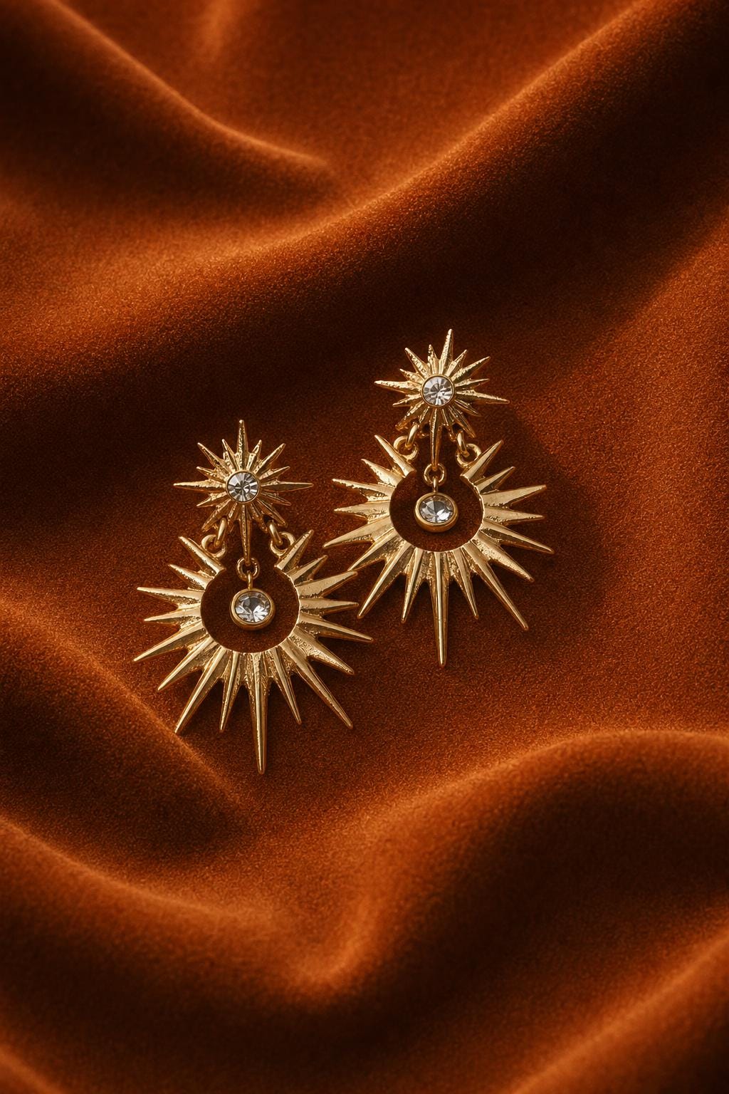 Sunburst Drop Earrings