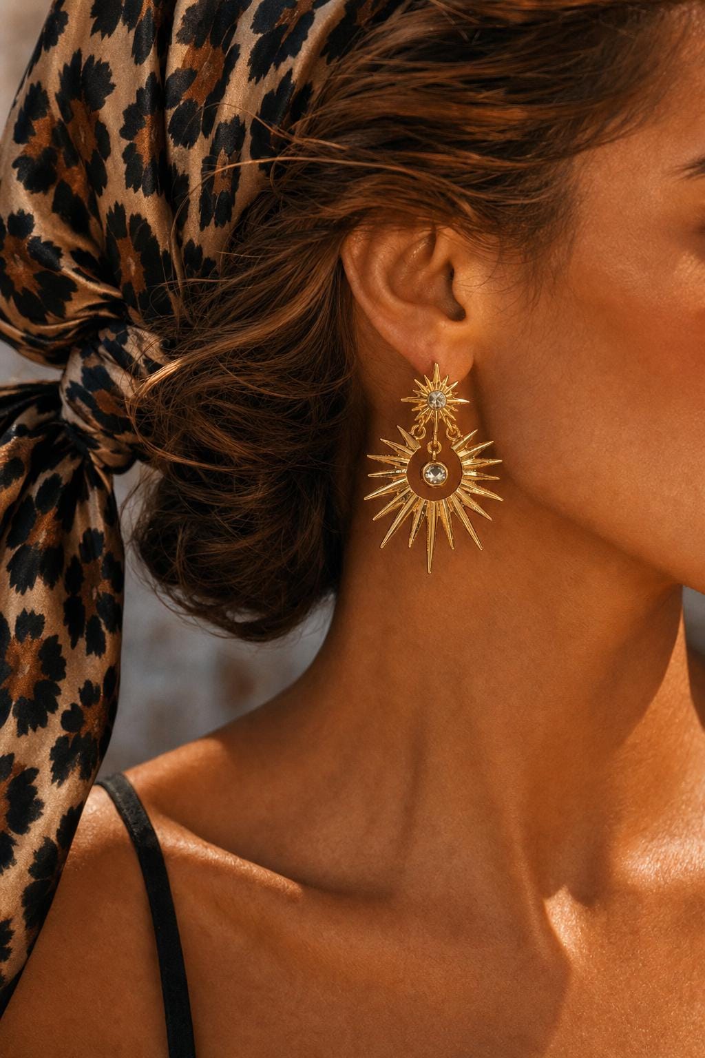 Sunburst Drop Earrings