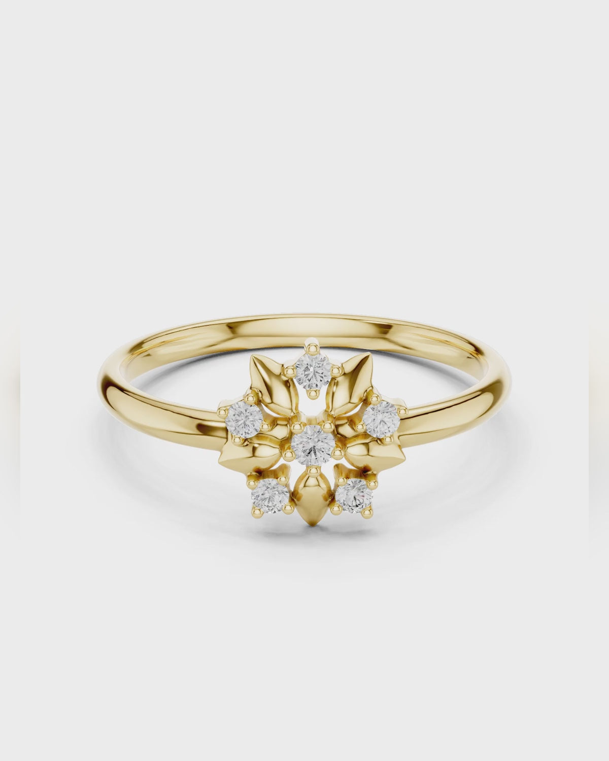 Floral Cluster Ring by MONICONIC