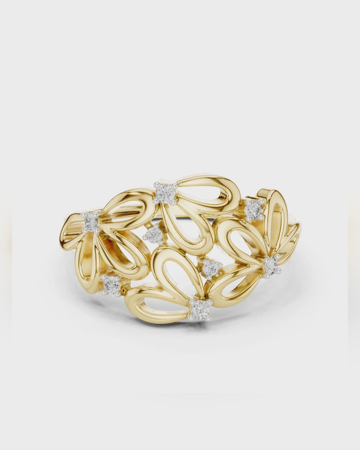 Petal Bouquet Ring by MONICONIC