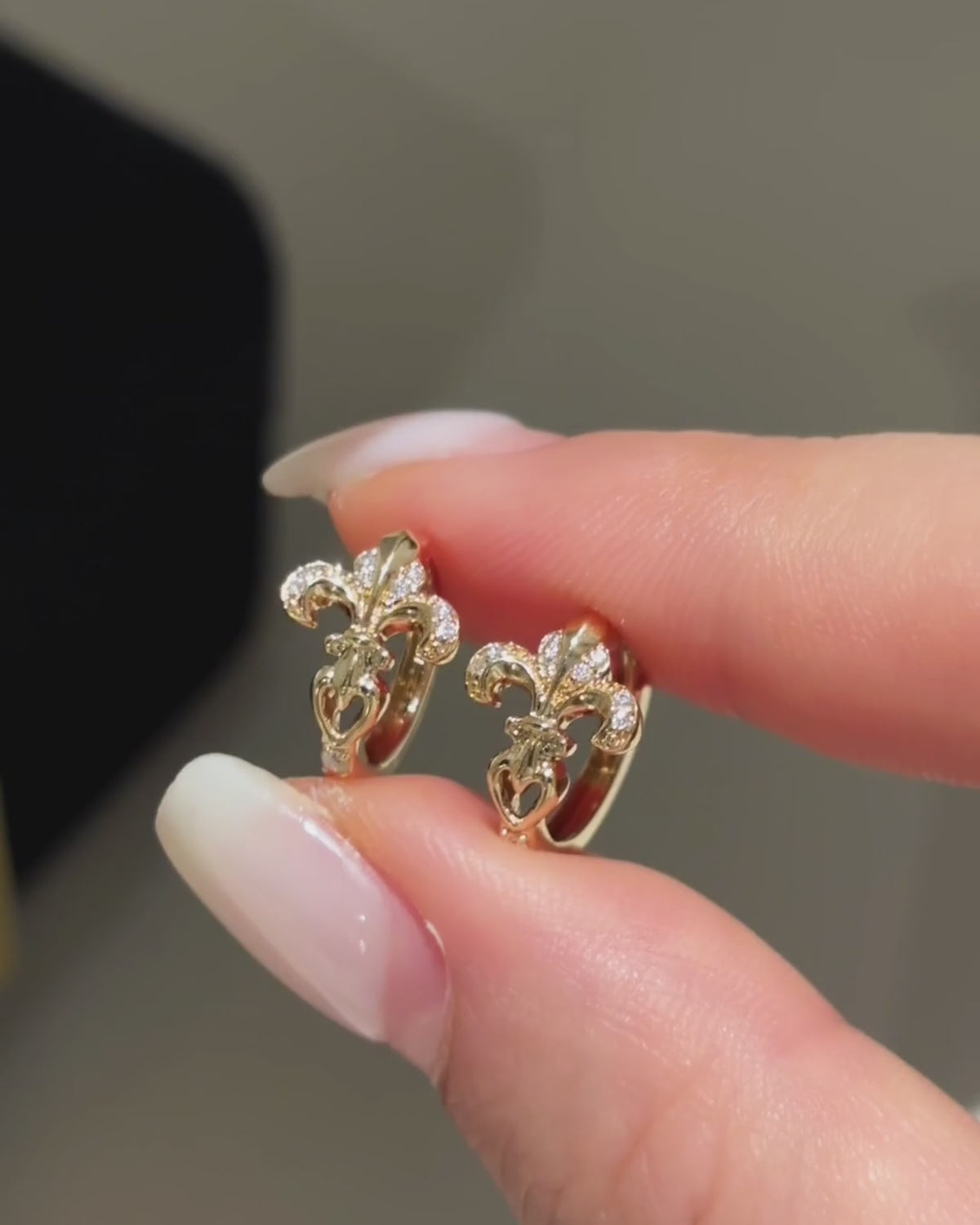 Fleur Micro Stud Earrings by MONICONIC