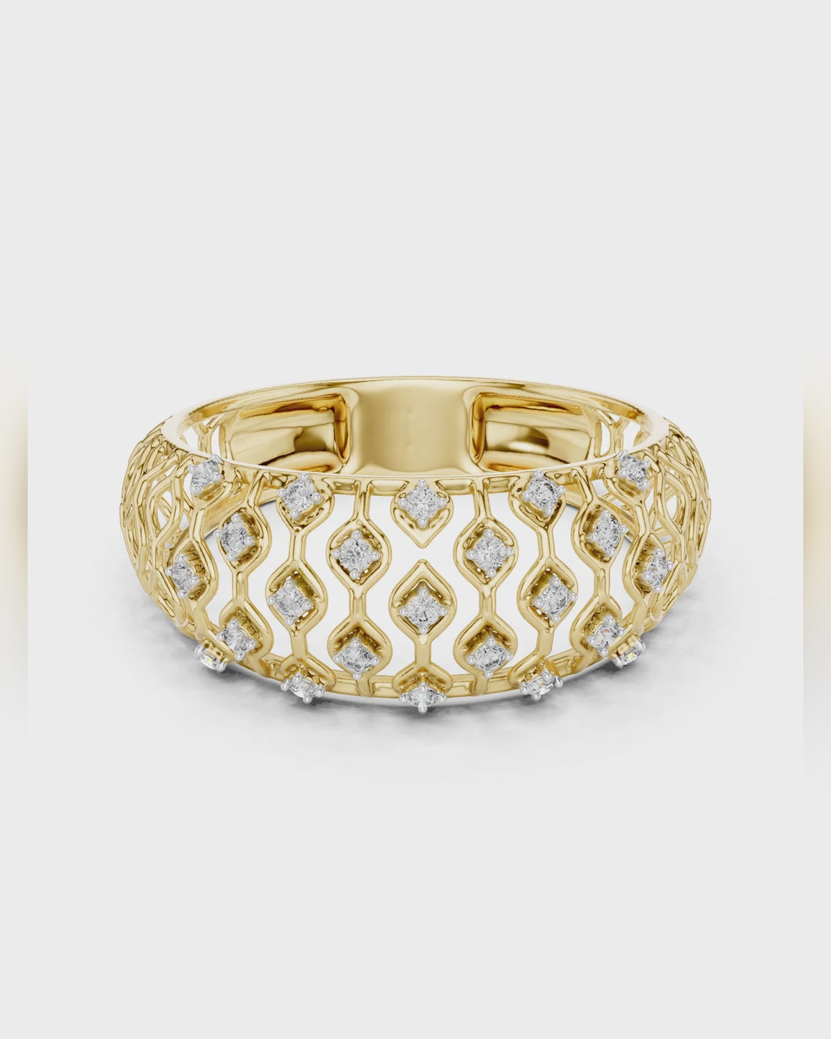 Lattice Diamond Band by MONICONIC