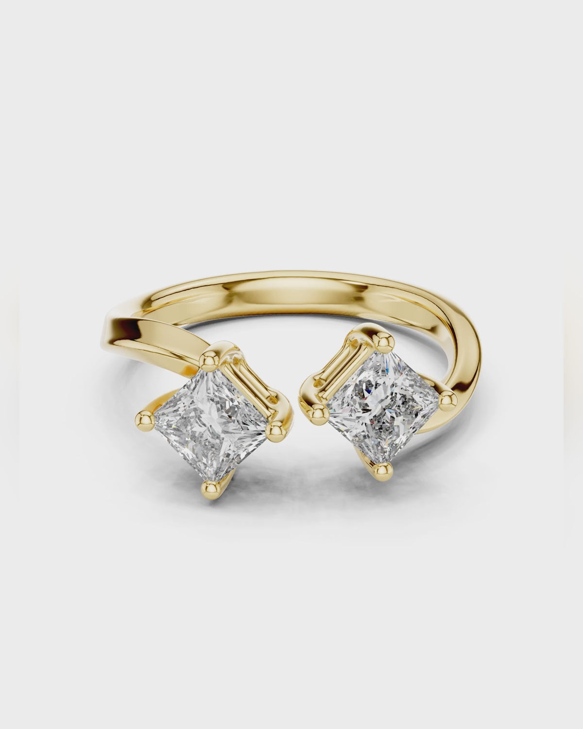 Princess Toi et Moi Ring by MONICONIC