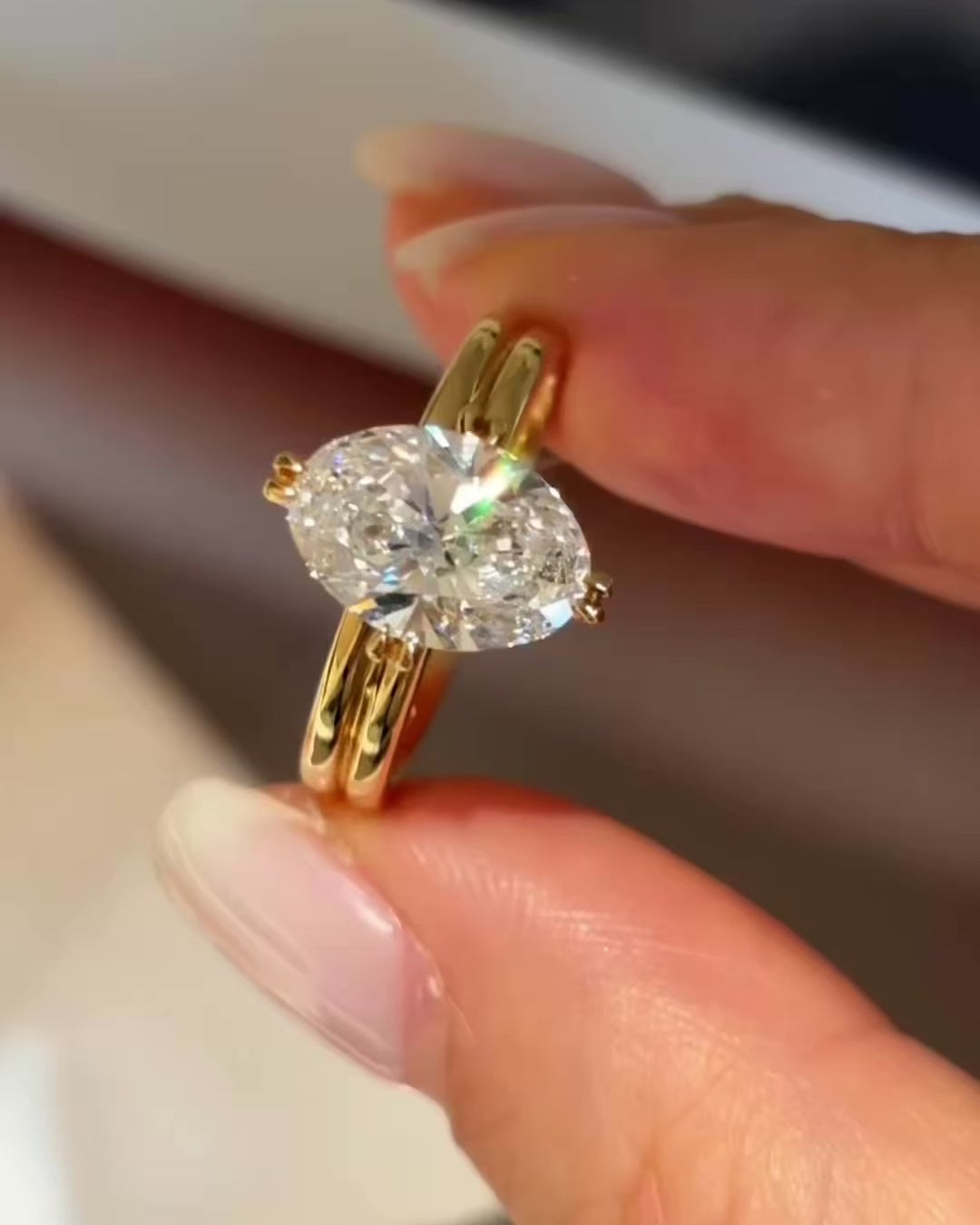 Aster Oval Ring by MONICONIC