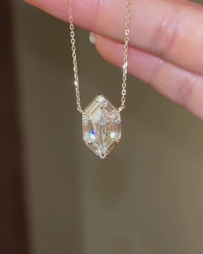 Hexa Marquise Necklace by MONICONIC