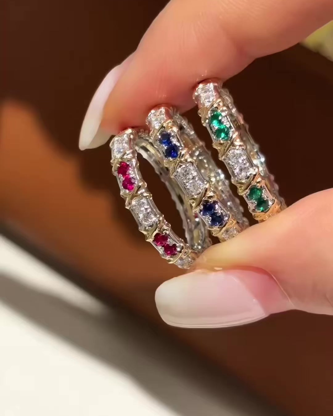 Arc Link Eternity Ring by MONICONIC